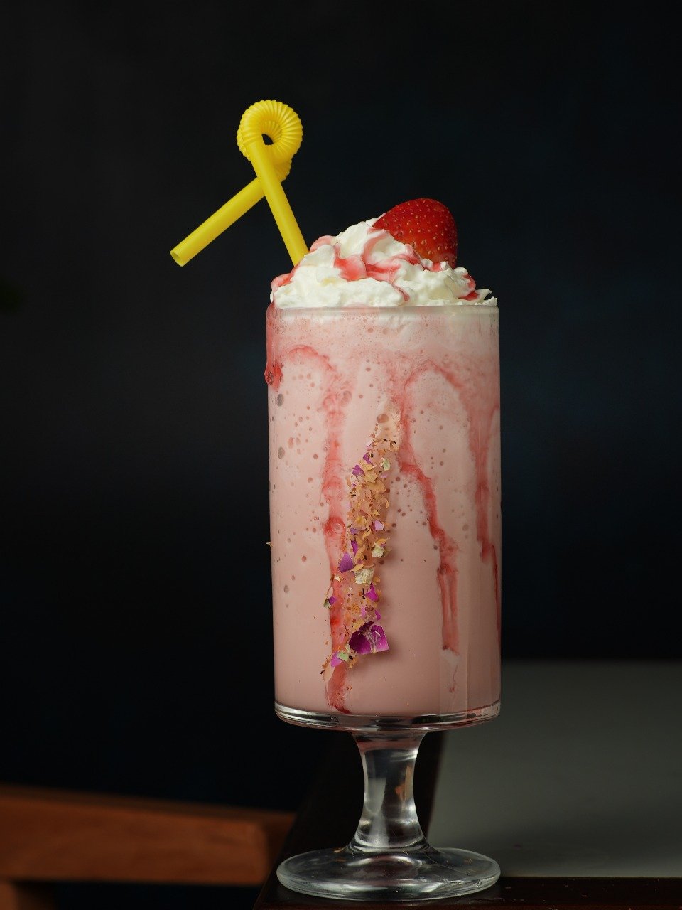 ميلك شيك فراولة